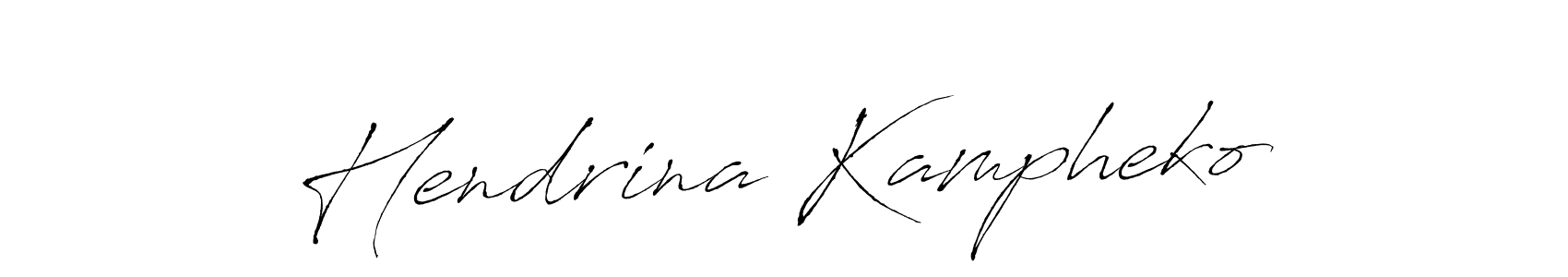 Similarly Antro_Vectra is the best handwritten signature design. Signature creator online .You can use it as an online autograph creator for name Hendrina Kampheko. Hendrina Kampheko signature style 6 images and pictures png