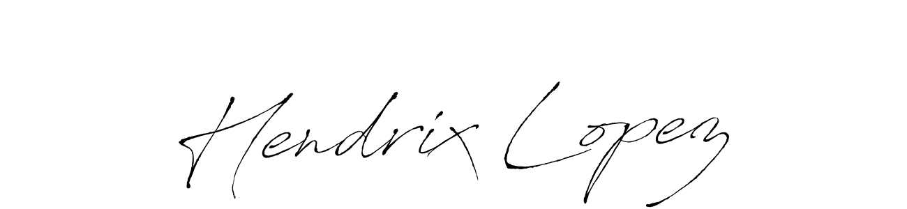 You should practise on your own different ways (Antro_Vectra) to write your name (Hendrix Lopez) in signature. don't let someone else do it for you. Hendrix Lopez signature style 6 images and pictures png