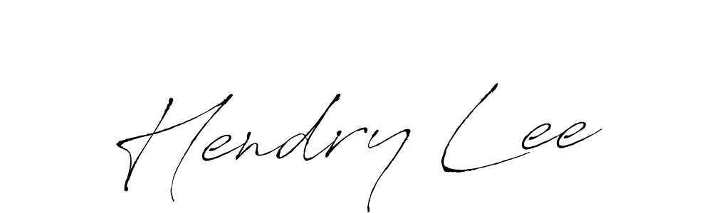 You should practise on your own different ways (Antro_Vectra) to write your name (Hendry Lee) in signature. don't let someone else do it for you. Hendry Lee signature style 6 images and pictures png