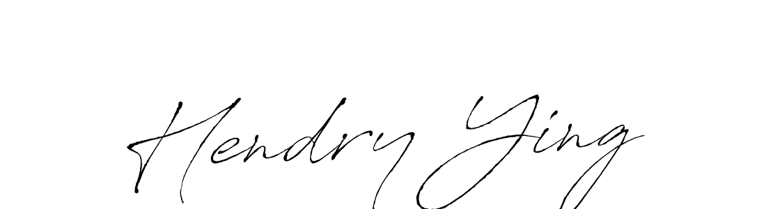 Use a signature maker to create a handwritten signature online. With this signature software, you can design (Antro_Vectra) your own signature for name Hendry Ying. Hendry Ying signature style 6 images and pictures png