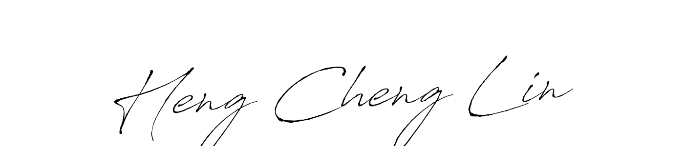 Also we have Heng Cheng Lin name is the best signature style. Create professional handwritten signature collection using Antro_Vectra autograph style. Heng Cheng Lin signature style 6 images and pictures png