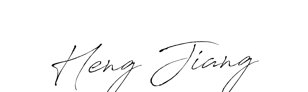 You should practise on your own different ways (Antro_Vectra) to write your name (Heng Jiang) in signature. don't let someone else do it for you. Heng Jiang signature style 6 images and pictures png