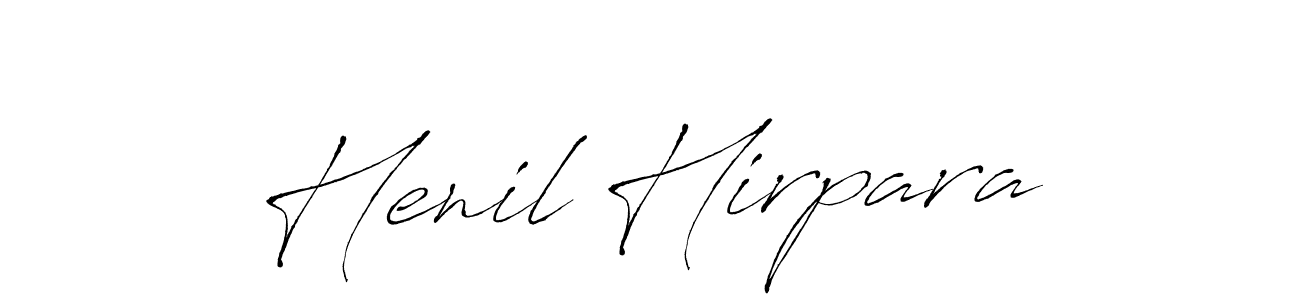 Similarly Antro_Vectra is the best handwritten signature design. Signature creator online .You can use it as an online autograph creator for name Henil Hirpara. Henil Hirpara signature style 6 images and pictures png