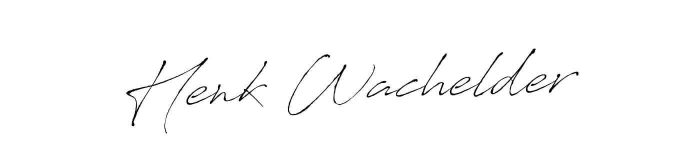 Create a beautiful signature design for name Henk Wachelder. With this signature (Antro_Vectra) fonts, you can make a handwritten signature for free. Henk Wachelder signature style 6 images and pictures png