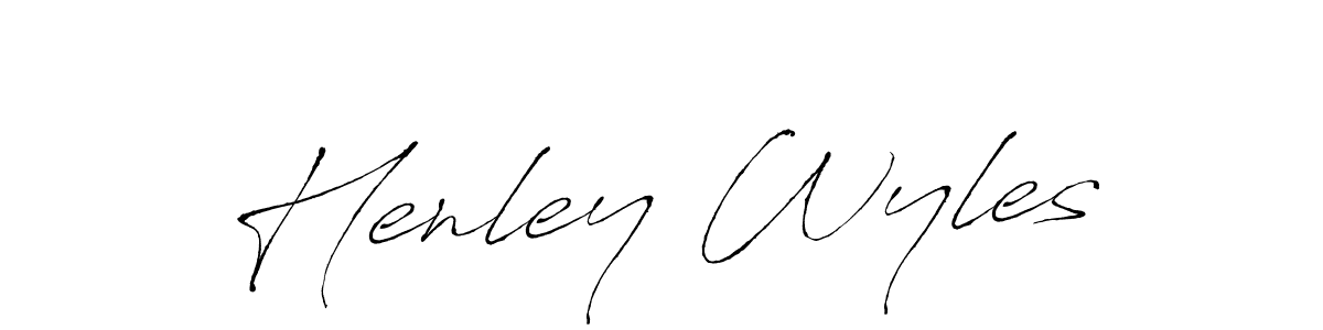 Also You can easily find your signature by using the search form. We will create Henley Wyles name handwritten signature images for you free of cost using Antro_Vectra sign style. Henley Wyles signature style 6 images and pictures png