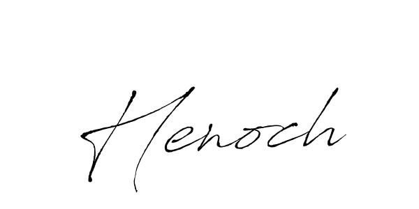 Henoch stylish signature style. Best Handwritten Sign (Antro_Vectra) for my name. Handwritten Signature Collection Ideas for my name Henoch. Henoch signature style 6 images and pictures png