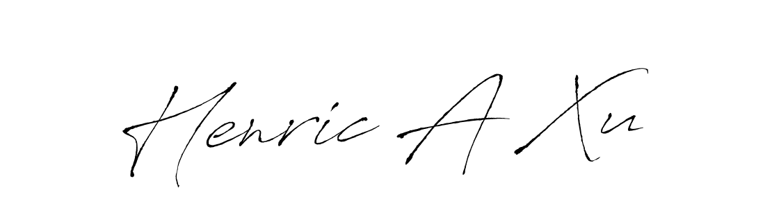 Also You can easily find your signature by using the search form. We will create Henric A Xu name handwritten signature images for you free of cost using Antro_Vectra sign style. Henric A Xu signature style 6 images and pictures png