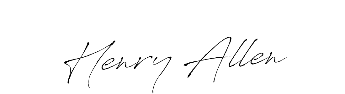 Also we have Henry Allen name is the best signature style. Create professional handwritten signature collection using Antro_Vectra autograph style. Henry Allen signature style 6 images and pictures png
