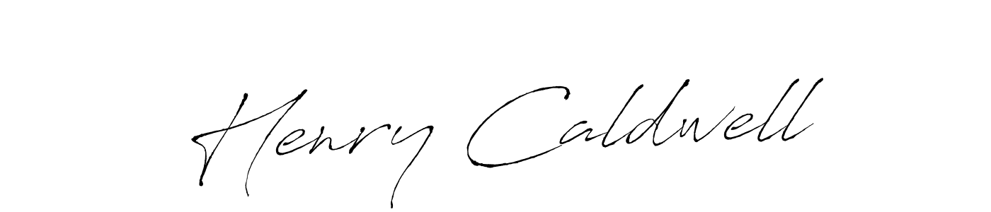 Make a beautiful signature design for name Henry Caldwell. With this signature (Antro_Vectra) style, you can create a handwritten signature for free. Henry Caldwell signature style 6 images and pictures png