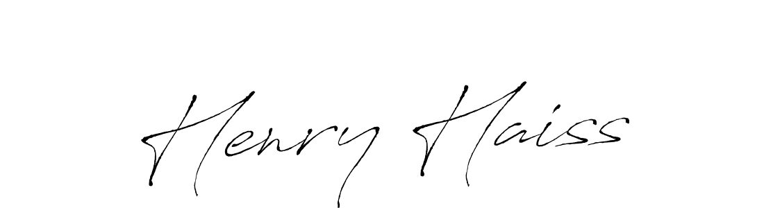 Design your own signature with our free online signature maker. With this signature software, you can create a handwritten (Antro_Vectra) signature for name Henry Haiss. Henry Haiss signature style 6 images and pictures png