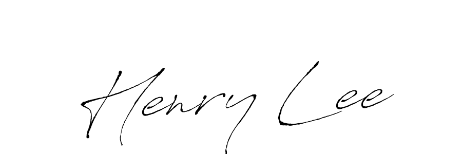 Henry Lee stylish signature style. Best Handwritten Sign (Antro_Vectra) for my name. Handwritten Signature Collection Ideas for my name Henry Lee. Henry Lee signature style 6 images and pictures png