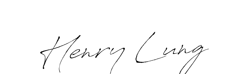 Similarly Antro_Vectra is the best handwritten signature design. Signature creator online .You can use it as an online autograph creator for name Henry Lung. Henry Lung signature style 6 images and pictures png