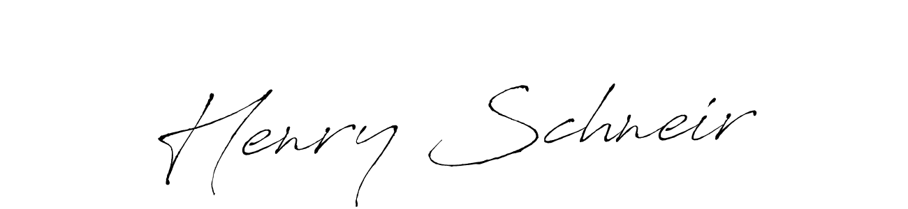 How to make Henry Schneir signature? Antro_Vectra is a professional autograph style. Create handwritten signature for Henry Schneir name. Henry Schneir signature style 6 images and pictures png