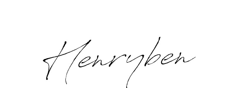 You should practise on your own different ways (Antro_Vectra) to write your name (Henryben) in signature. don't let someone else do it for you. Henryben signature style 6 images and pictures png