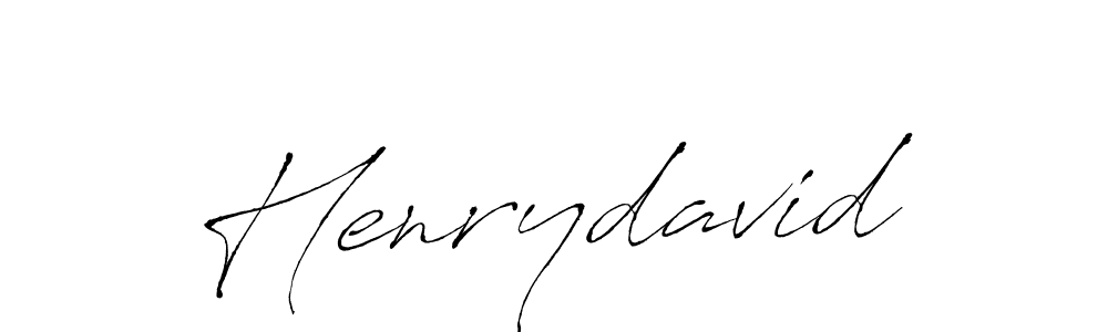 Create a beautiful signature design for name Henrydavid. With this signature (Antro_Vectra) fonts, you can make a handwritten signature for free. Henrydavid signature style 6 images and pictures png