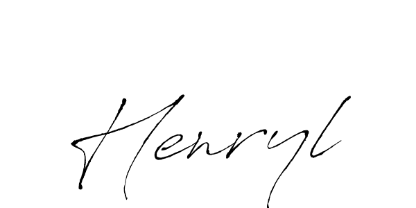 if you are searching for the best signature style for your name Henryl. so please give up your signature search. here we have designed multiple signature styles  using Antro_Vectra. Henryl signature style 6 images and pictures png