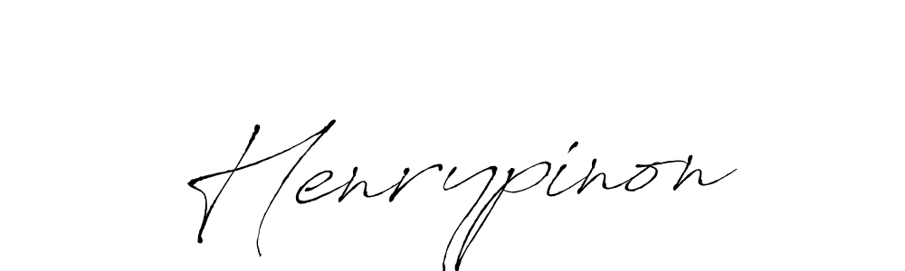 Henrypinon stylish signature style. Best Handwritten Sign (Antro_Vectra) for my name. Handwritten Signature Collection Ideas for my name Henrypinon. Henrypinon signature style 6 images and pictures png