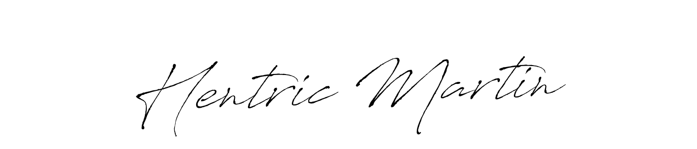 You should practise on your own different ways (Antro_Vectra) to write your name (Hentric Martin) in signature. don't let someone else do it for you. Hentric Martin signature style 6 images and pictures png