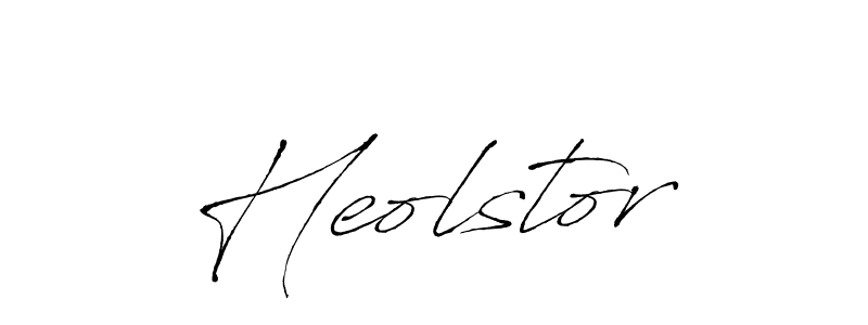 You should practise on your own different ways (Antro_Vectra) to write your name (Heolstor) in signature. don't let someone else do it for you. Heolstor signature style 6 images and pictures png