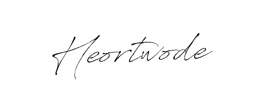 Heortwode stylish signature style. Best Handwritten Sign (Antro_Vectra) for my name. Handwritten Signature Collection Ideas for my name Heortwode. Heortwode signature style 6 images and pictures png