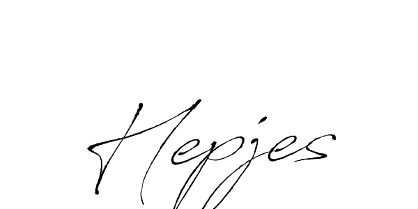 This is the best signature style for the Hepjes name. Also you like these signature font (Antro_Vectra). Mix name signature. Hepjes signature style 6 images and pictures png