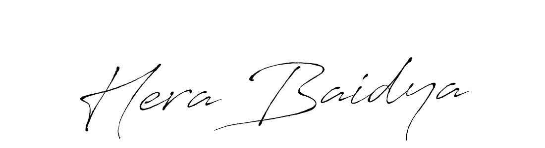 You can use this online signature creator to create a handwritten signature for the name Hera Baidya. This is the best online autograph maker. Hera Baidya signature style 6 images and pictures png