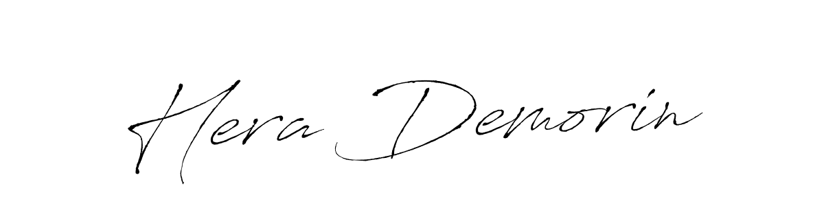 How to make Hera Demorin signature? Antro_Vectra is a professional autograph style. Create handwritten signature for Hera Demorin name. Hera Demorin signature style 6 images and pictures png