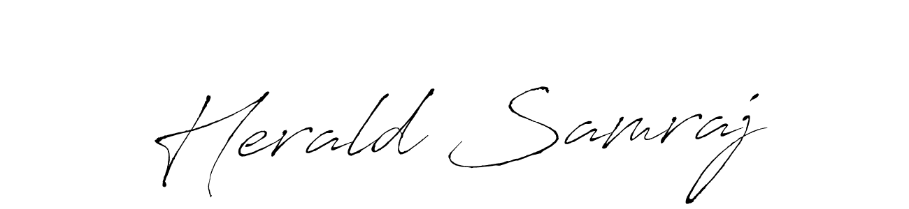 Also we have Herald Samraj name is the best signature style. Create professional handwritten signature collection using Antro_Vectra autograph style. Herald Samraj signature style 6 images and pictures png