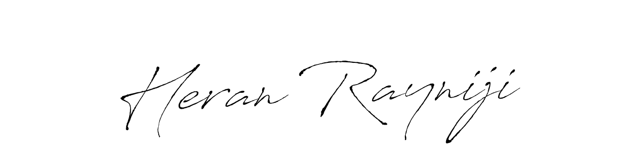 This is the best signature style for the Heran Rayniji name. Also you like these signature font (Antro_Vectra). Mix name signature. Heran Rayniji signature style 6 images and pictures png