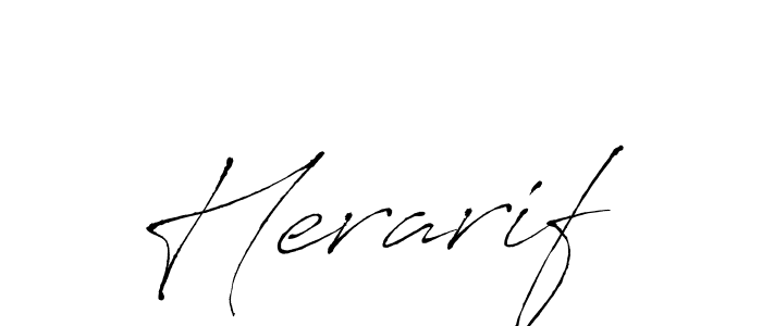 You should practise on your own different ways (Antro_Vectra) to write your name (Herarif) in signature. don't let someone else do it for you. Herarif signature style 6 images and pictures png