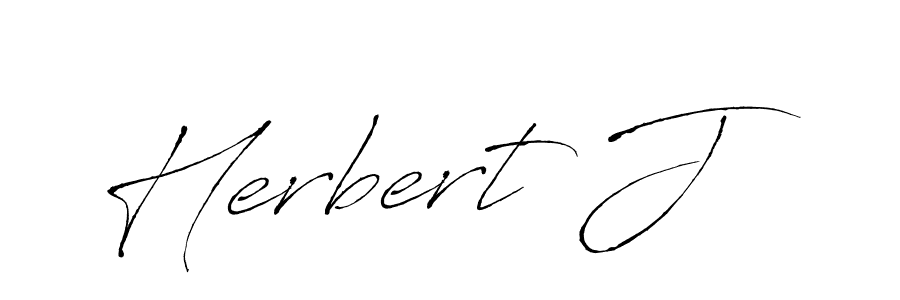 Make a beautiful signature design for name Herbert J. With this signature (Antro_Vectra) style, you can create a handwritten signature for free. Herbert J signature style 6 images and pictures png