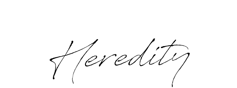 How to make Heredity signature? Antro_Vectra is a professional autograph style. Create handwritten signature for Heredity name. Heredity signature style 6 images and pictures png