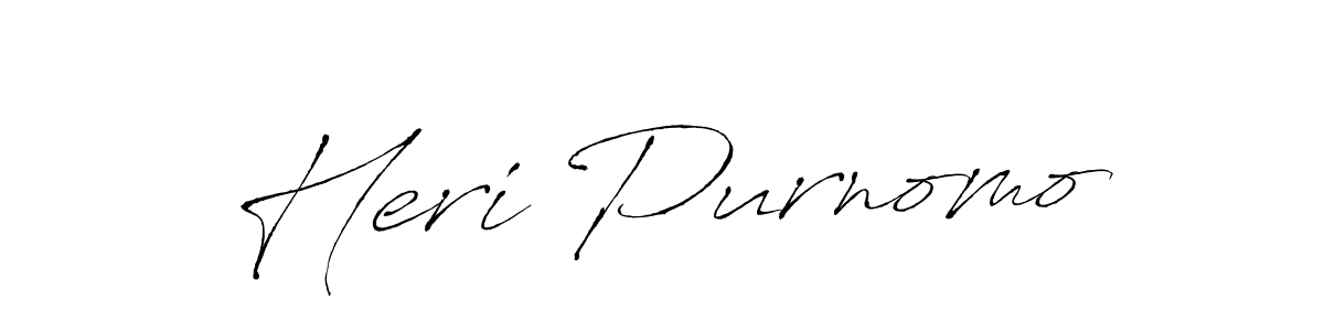 Antro_Vectra is a professional signature style that is perfect for those who want to add a touch of class to their signature. It is also a great choice for those who want to make their signature more unique. Get Heri Purnomo name to fancy signature for free. Heri Purnomo signature style 6 images and pictures png