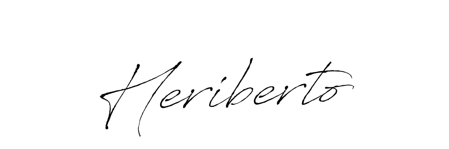 Make a beautiful signature design for name Heriberto. Use this online signature maker to create a handwritten signature for free. Heriberto signature style 6 images and pictures png
