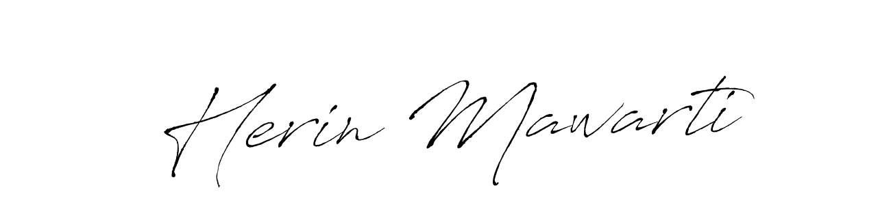 Once you've used our free online signature maker to create your best signature Antro_Vectra style, it's time to enjoy all of the benefits that Herin Mawarti name signing documents. Herin Mawarti signature style 6 images and pictures png
