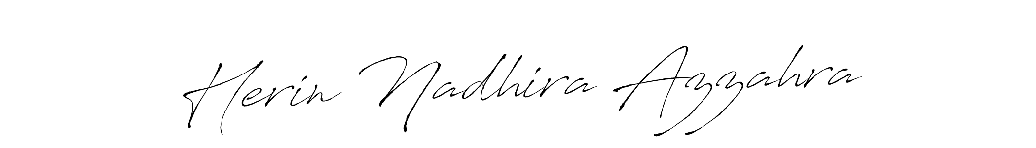 You should practise on your own different ways (Antro_Vectra) to write your name (Herin Nadhira Azzahra) in signature. don't let someone else do it for you. Herin Nadhira Azzahra signature style 6 images and pictures png