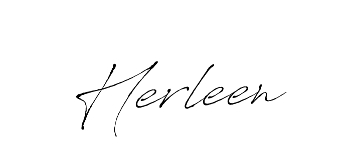 Design your own signature with our free online signature maker. With this signature software, you can create a handwritten (Antro_Vectra) signature for name Herleen. Herleen signature style 6 images and pictures png