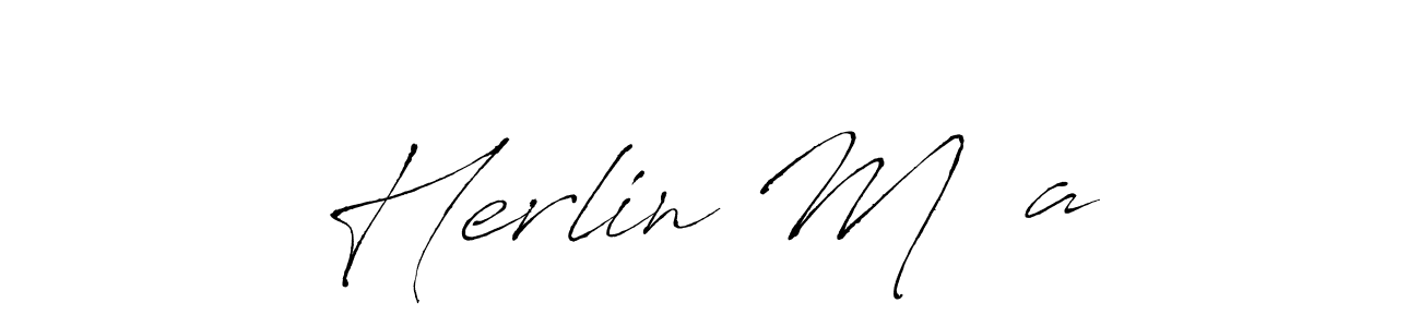 It looks lik you need a new signature style for name Herlin Męża. Design unique handwritten (Antro_Vectra) signature with our free signature maker in just a few clicks. Herlin Męża signature style 6 images and pictures png