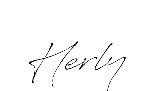 if you are searching for the best signature style for your name Herly. so please give up your signature search. here we have designed multiple signature styles  using Antro_Vectra. Herly signature style 6 images and pictures png