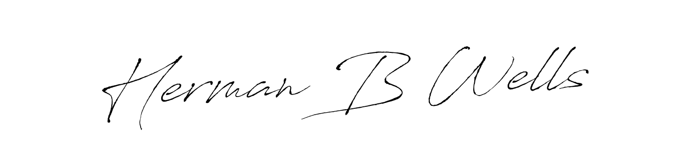 Also You can easily find your signature by using the search form. We will create Herman B Wells name handwritten signature images for you free of cost using Antro_Vectra sign style. Herman B Wells signature style 6 images and pictures png