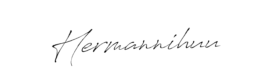 Create a beautiful signature design for name Hermannihuu. With this signature (Antro_Vectra) fonts, you can make a handwritten signature for free. Hermannihuu signature style 6 images and pictures png