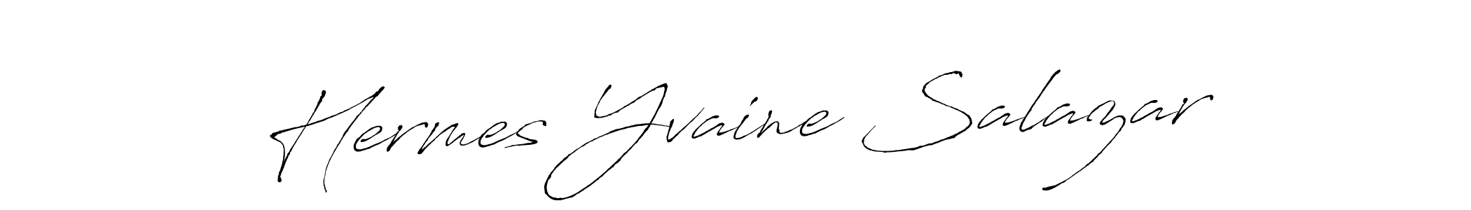 Make a beautiful signature design for name Hermes Yvaine Salazar. Use this online signature maker to create a handwritten signature for free. Hermes Yvaine Salazar signature style 6 images and pictures png