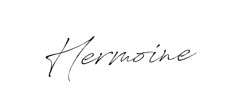 Use a signature maker to create a handwritten signature online. With this signature software, you can design (Antro_Vectra) your own signature for name Hermoine. Hermoine signature style 6 images and pictures png