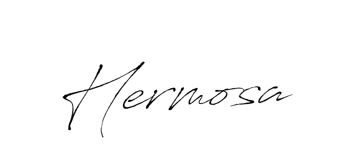 Antro_Vectra is a professional signature style that is perfect for those who want to add a touch of class to their signature. It is also a great choice for those who want to make their signature more unique. Get Hermosa name to fancy signature for free. Hermosa signature style 6 images and pictures png