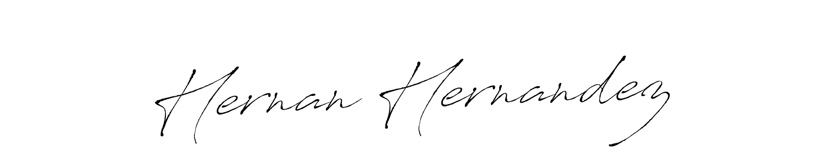 Design your own signature with our free online signature maker. With this signature software, you can create a handwritten (Antro_Vectra) signature for name Hernan Hernandez. Hernan Hernandez signature style 6 images and pictures png