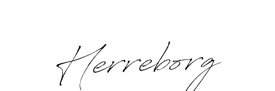 How to make Herreborg signature? Antro_Vectra is a professional autograph style. Create handwritten signature for Herreborg name. Herreborg signature style 6 images and pictures png