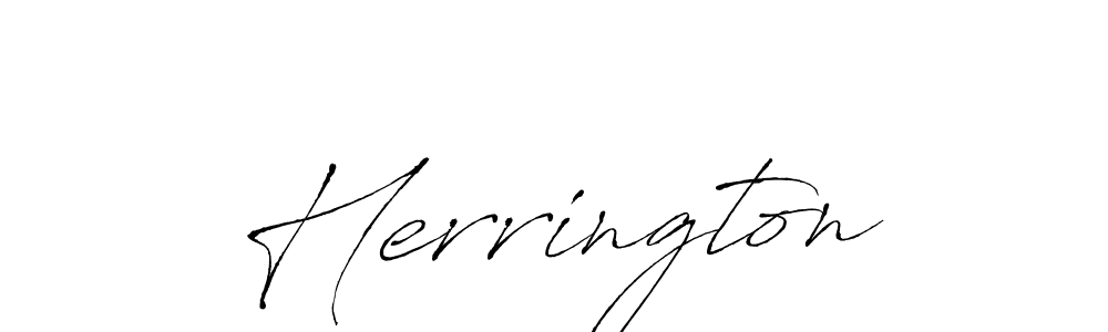 Herrington stylish signature style. Best Handwritten Sign (Antro_Vectra) for my name. Handwritten Signature Collection Ideas for my name Herrington. Herrington signature style 6 images and pictures png