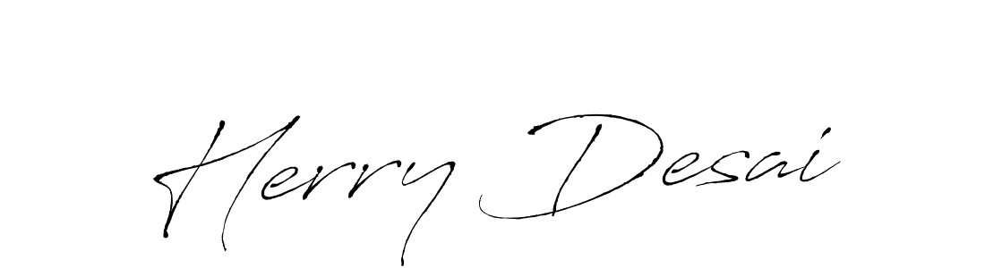 The best way (Antro_Vectra) to make a short signature is to pick only two or three words in your name. The name Herry Desai include a total of six letters. For converting this name. Herry Desai signature style 6 images and pictures png