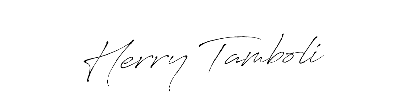 Best and Professional Signature Style for Herry Tamboli. Antro_Vectra Best Signature Style Collection. Herry Tamboli signature style 6 images and pictures png