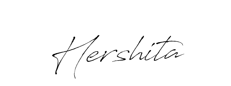 Create a beautiful signature design for name Hershita. With this signature (Antro_Vectra) fonts, you can make a handwritten signature for free. Hershita signature style 6 images and pictures png